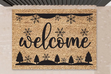 Fußmatte mit Design - Weihnachten -